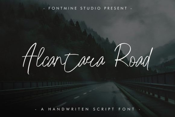 Alcantara Road: A Handwritten Script Font for Crafters and Creators
