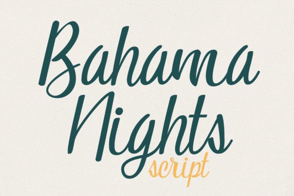Bahama Nights: A Script Typeface That Brings Warmth to Branding