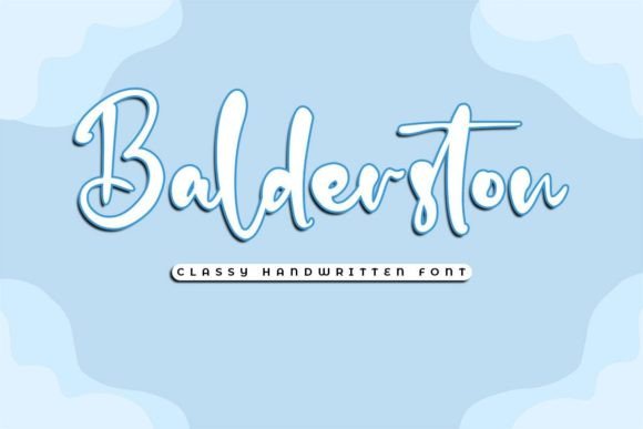 Balderston: A Script Font That Brings Warmth to Editorial Design