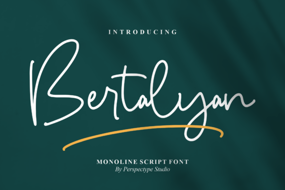 Bertalyan Font Review: A Handwritten Script for Modern Branding