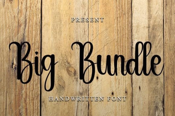 Bigbundle: A Handwritten Font for Impactful Marketing Visuals