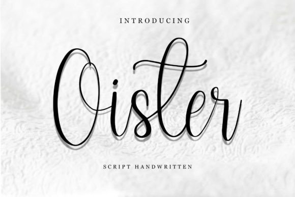 Crafting with Oister: A Handwritten Font for Handmade Labels