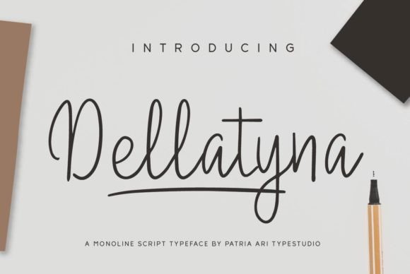 Dellatyna Font Review: A Handwritten Typeface That Earned Its Place in My Branding Toolkit