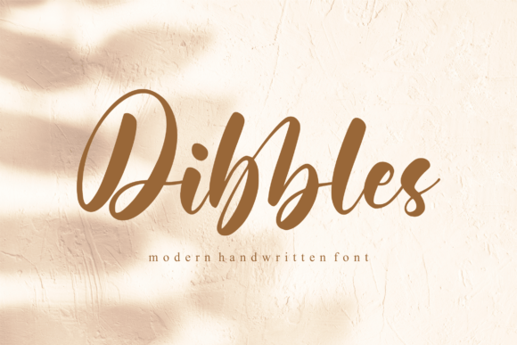 Dibbles Font Review: A Handwritten Script for Brand Design