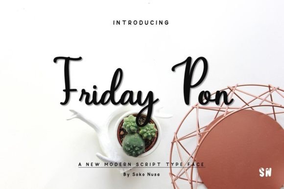 Friday Pon Brings Handwritten Charm to Every Craft Project