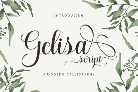 Gelisa Font Review: Dazzling Script for Brand Design