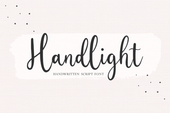 Handlight: The Clean Handwritten Font Every Crafter Needs