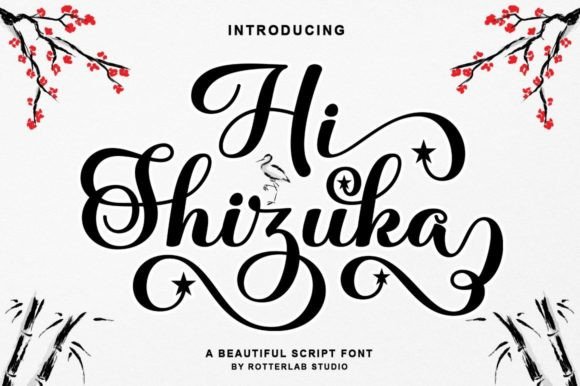 Hi Shizuka: A Script Font for Modern Web Design
