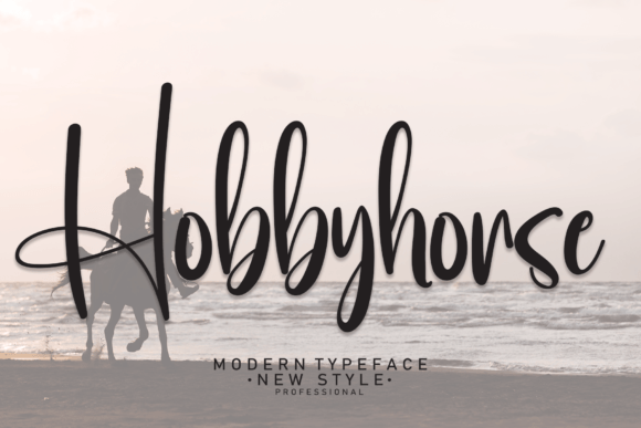 Hobbyhorse Font for Handmade Products and Printables