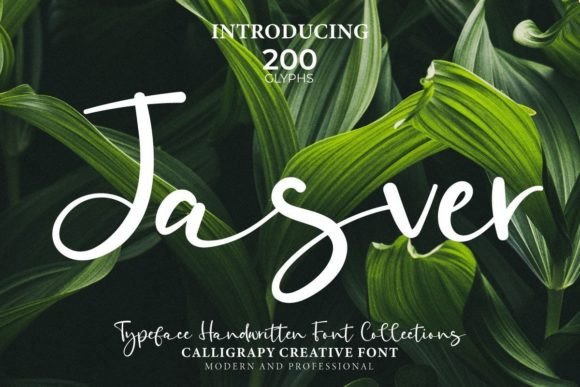 Jasver: A Handwritten Font for Editorial Publishing