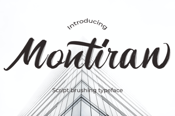Montiran Font: A Handwritten Typeface for Editorial Design