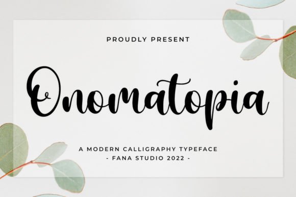 Onomatopia: A Script Font for Thoughtful Editorial Design