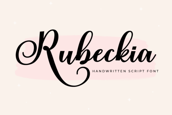 Rubeckia Script Font for Marketers Who Value Elegance and Impact