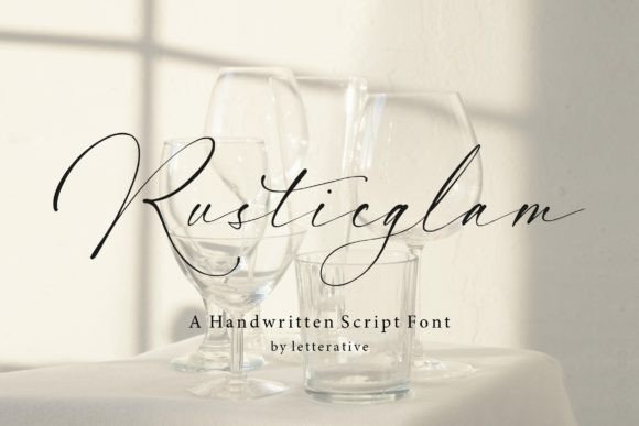 Rusticglam: A Handwritten Font That Feels Personal and Polished