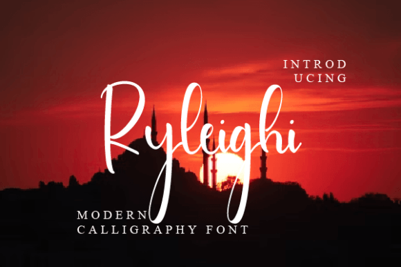 Ryleighi: A Script Font That Gives Campaign Visuals Clearer Voice