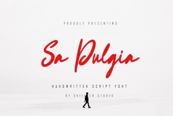 Sa Pulgia Script Font Brings Warmth to Handmade Product Design