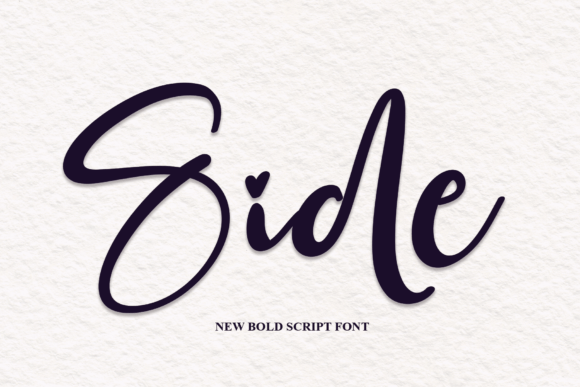 Side Font: Handwritten Charm for Modern Web Design