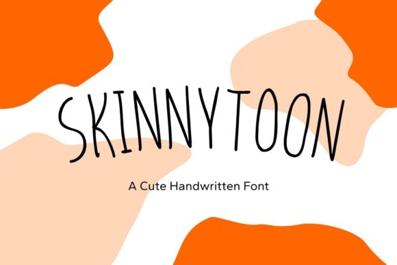 Skinnytoon: A Handwritten Typeface for Small Business Branding