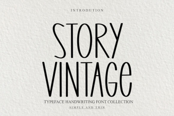 Story Vintage: A Handwritten Font That Elevates Brand Storytelling